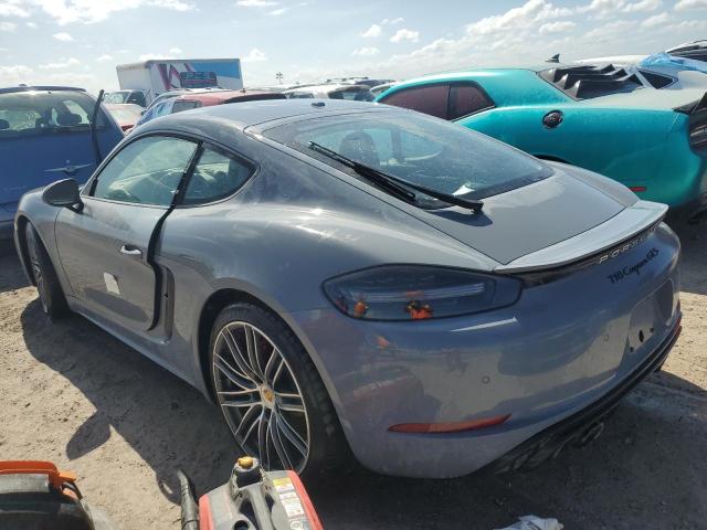 PORSCHE CAYMAN GTS 2024 gray  gas WP0AD2A85RK269945 photo #3