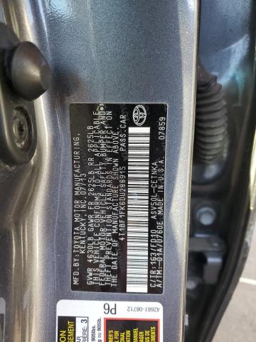 VIN 4T1BF1FK6DU288915 2013 Toyota Camry, L no.12