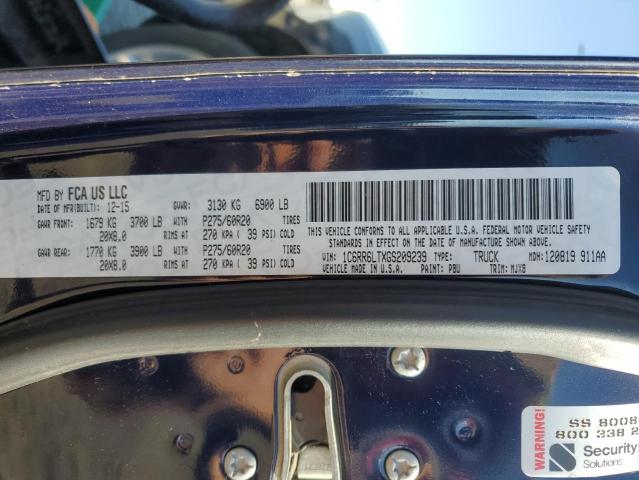 2016 RAM 1500 SLT - 1C6RR6LTXGS209239