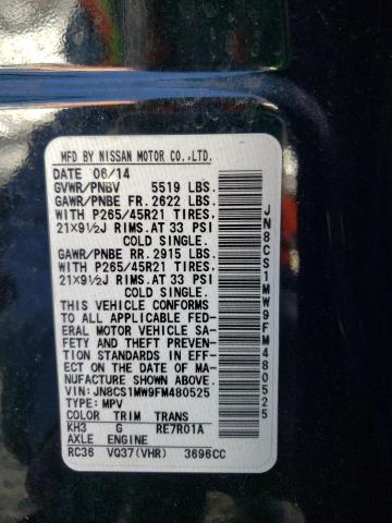2015 INFINITI QX70 - JN8CS1MW9FM480525