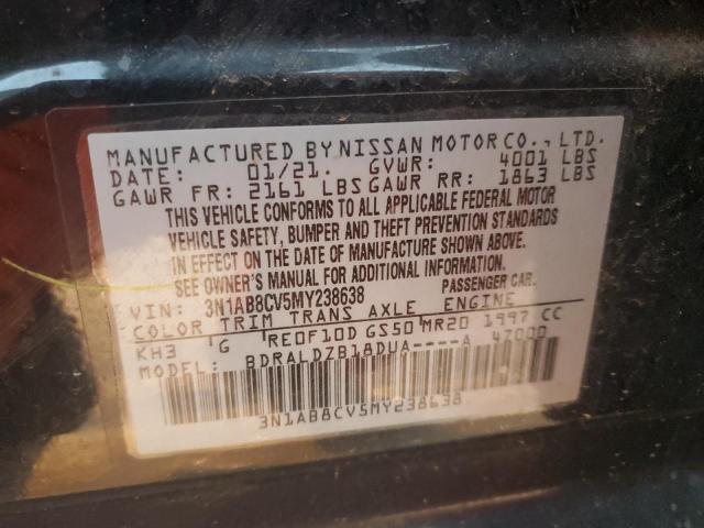 2021 NISSAN SENTRA SV - 3N1AB8CV5MY238638