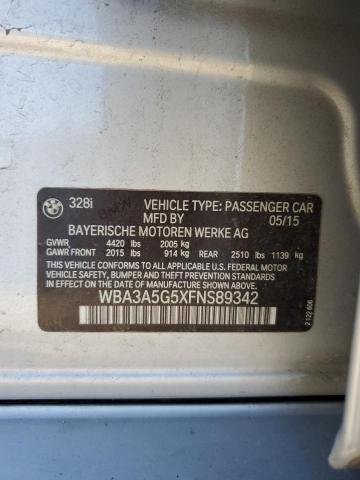 2015 BMW 328 I - WBA3A5G5XFNS89342