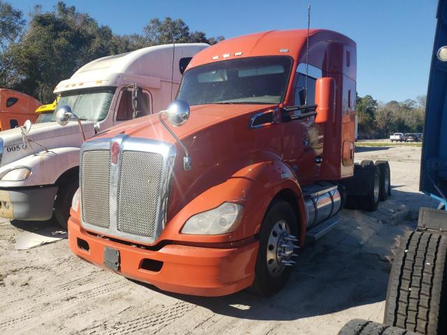 KENWORTH CONSTRUCTI 2015 orange tractor diesel 1XKYD49XXFJ440054 photo #3