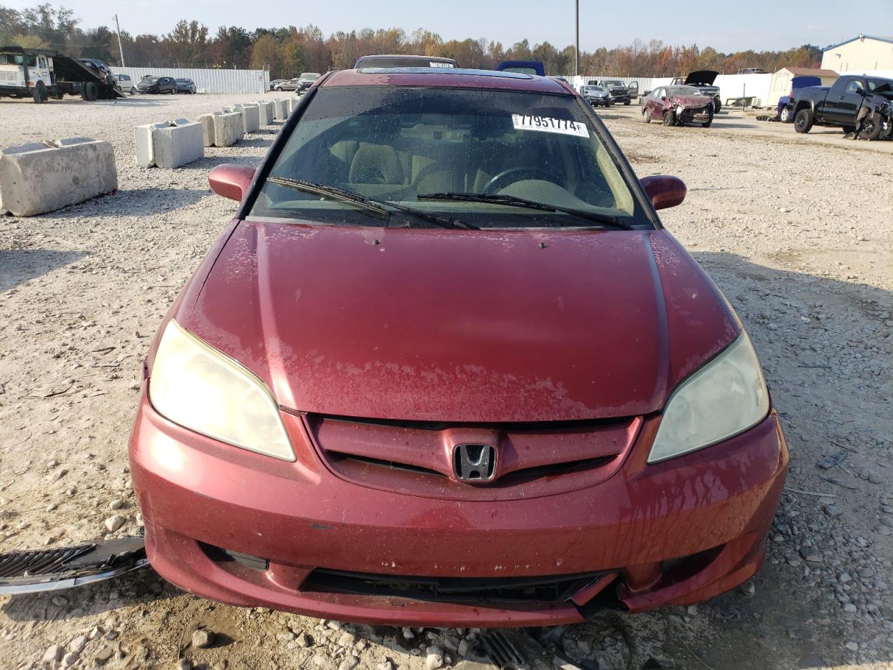 Lot #3038879581 2005 HONDA CIVIC EX