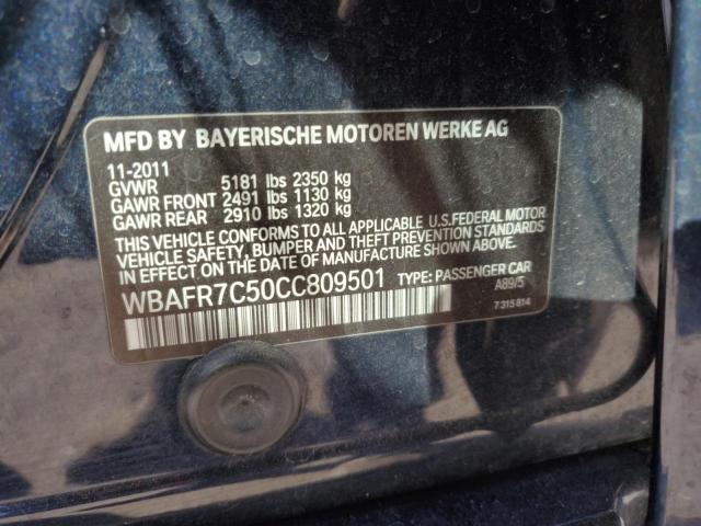 wbafr7c50cc809501 - 2012 Bmw 5 series i - #76078944