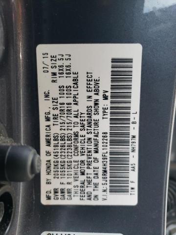 2015 HONDA CR-V LX - 5J6RM4H39FL102268