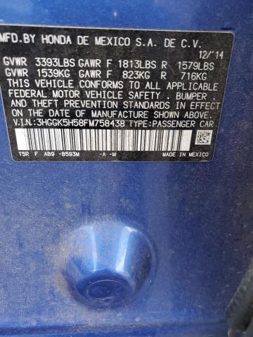 2015 HONDA FIT LX - 3HGGK5H58FM758438