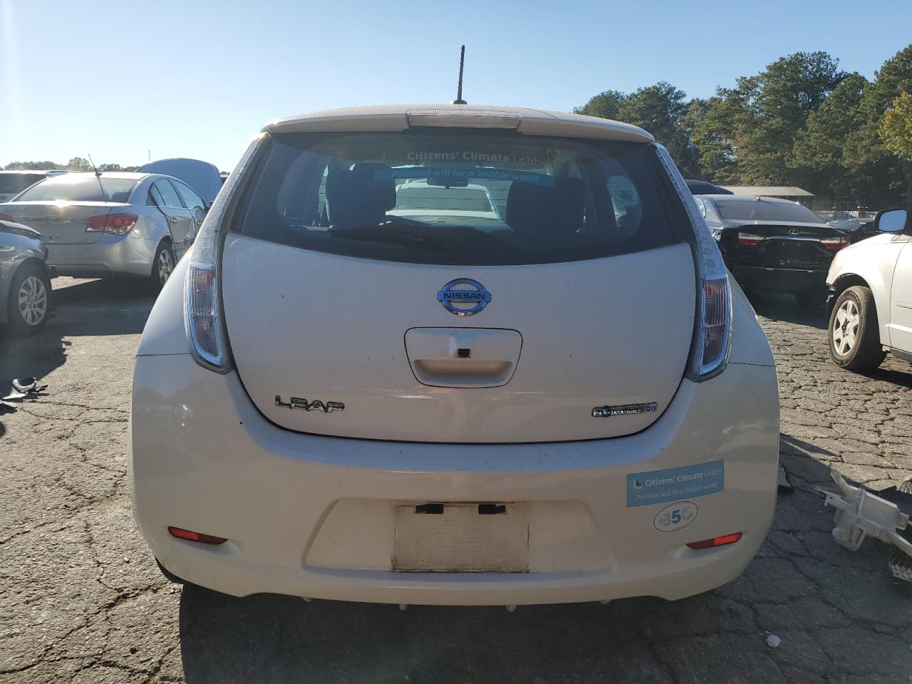 Lot #2923637602 2015 NISSAN LEAF S