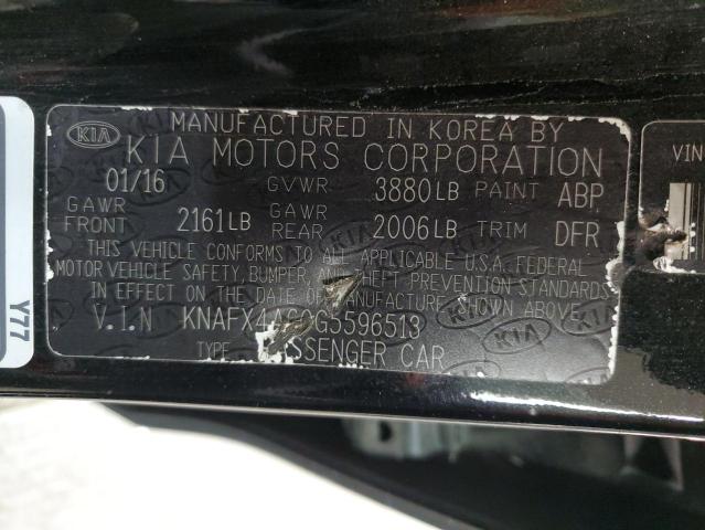 2016 KIA FORTE LX - KNAFX4A60G5596513