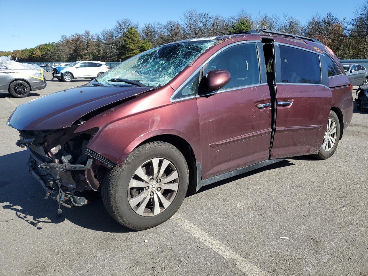 Lot #3030638094 2016 HONDA ODYSSEY EX