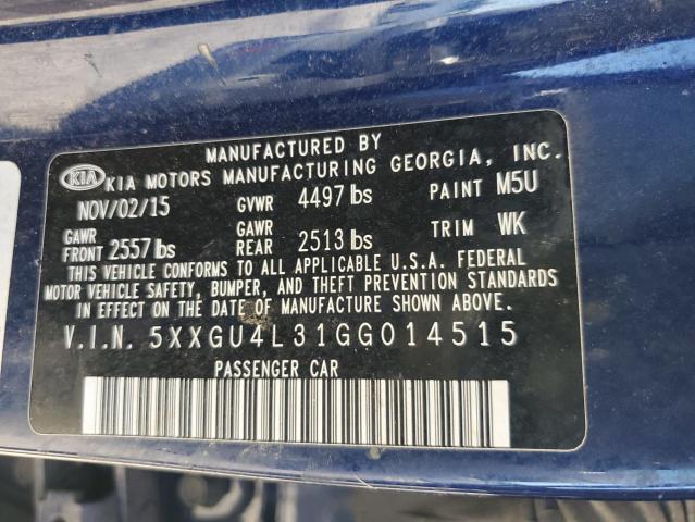 2016 KIA OPTIMA EX - 5XXGU4L31GG014515