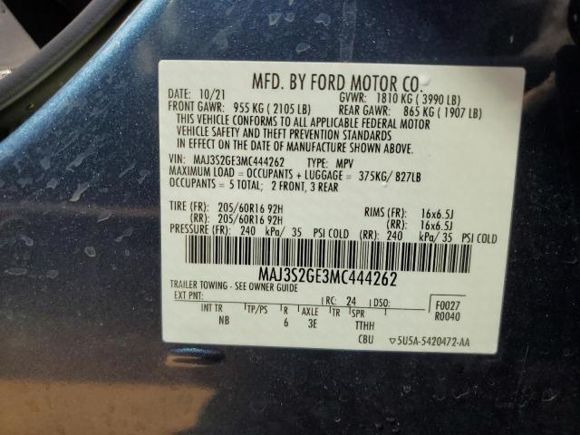 2021 FORD ECOSPORT S - MAJ3S2GE3MC444262