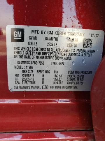 VIN KL4MMDSL8PB017853 2023 BUICK ENCORE no.14