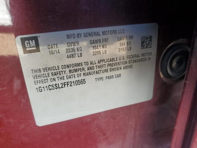 2015 CHEVROLET MALIBU 1LT - 1G11C5SL2FF210565