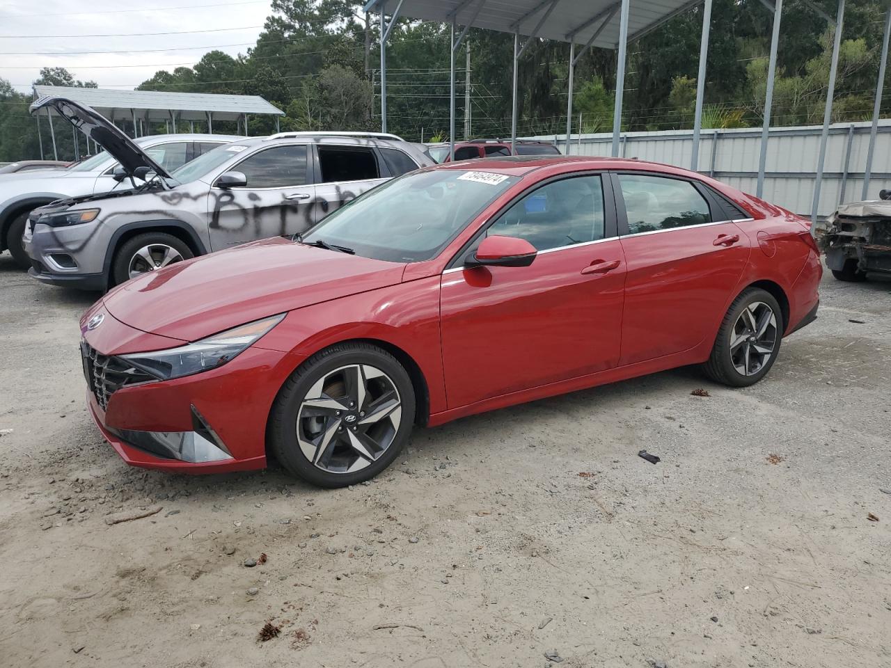 Lot #2935937830 2021 HYUNDAI ELANTRA LI