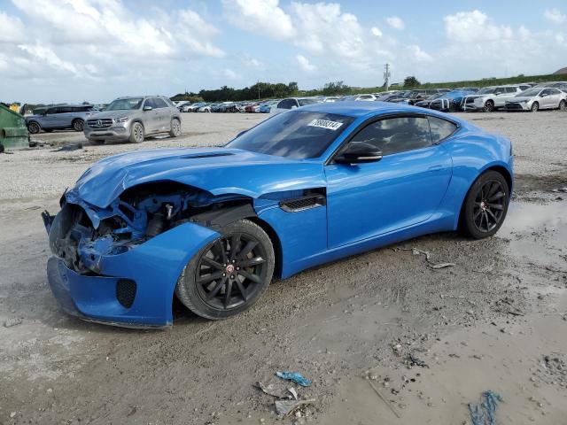 JAGUAR F-TYPE 2018 blue  gas SAJDD1EV1JCK49554 photo #1