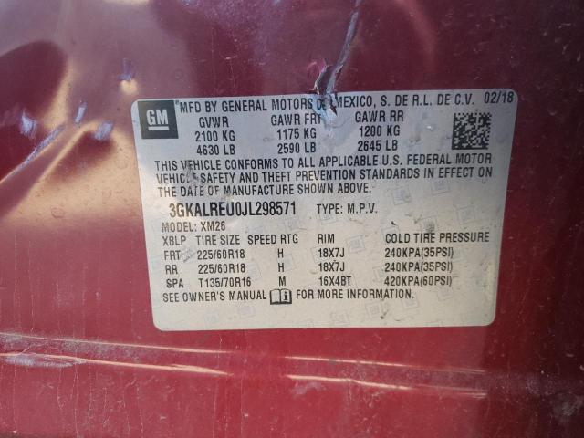 2018 GMC TERRAIN SL - 3GKALREU0JL298571