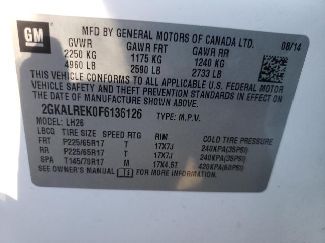 2015 GMC TERRAIN SL - 2GKALREK0F6136126
