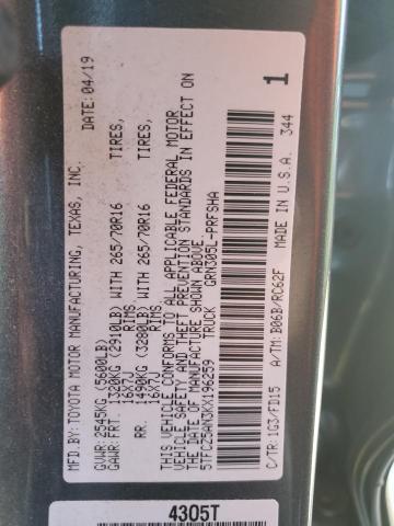 2019 TOYOTA TACOMA DOU - 5TFCZ5AN3KX196259