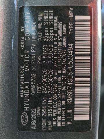 2023 HYUNDAI PALISADE C - KM8R74GE5PU520494