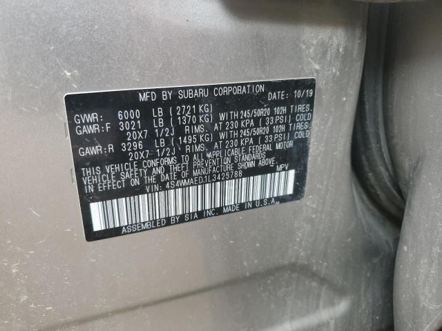 2020 SUBARU ASCENT PRE - 4S4WMAED1L3425788
