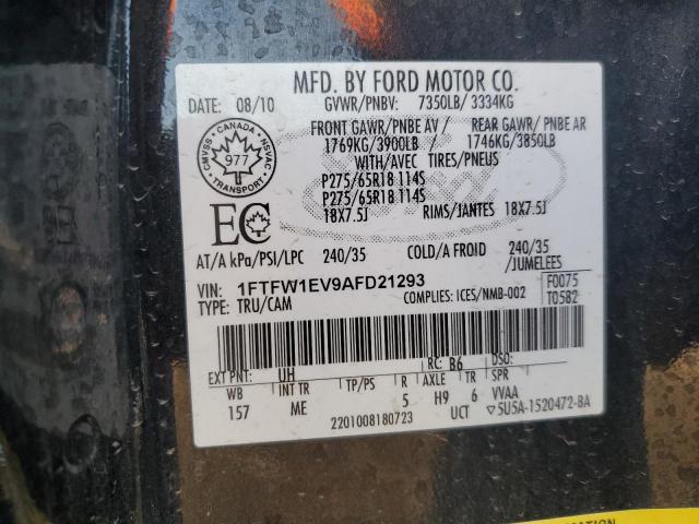 2010 FORD F150 SUPER - 1FTFW1EV9AFD21293