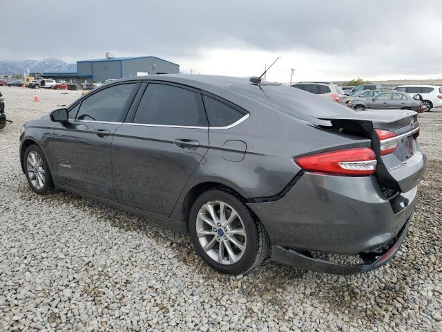 FORD FUSION SE 2017 gray  hybrid engine 3FA6P0LU5HR182882 photo #3