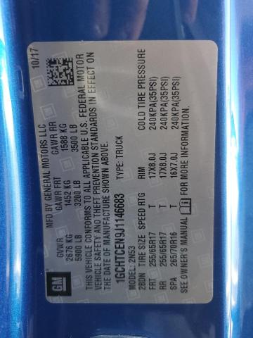 2018 CHEVROLET COLORADO L - 1GCHTCEN9J1146683