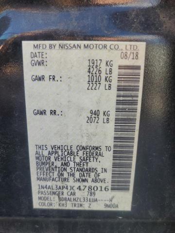 2018 NISSAN ALTIMA 2.5 - 1N4AL3AP4JC478016