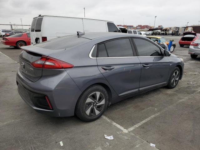 HYUNDAI IONIQ SEL 2018 gray  hybrid engine KMHC75LC7JU060648 photo #4