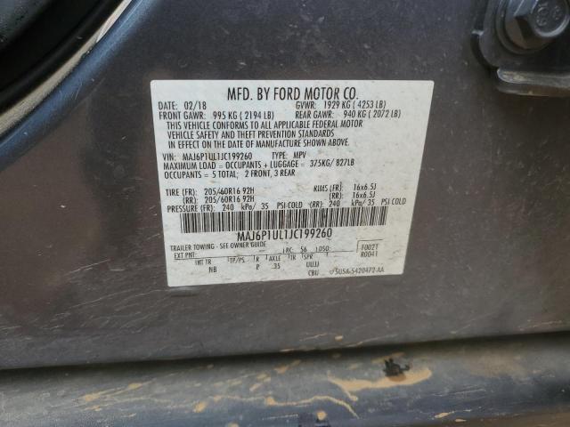 2018 FORD ECOSPORT S - MAJ6P1UL1JC199260