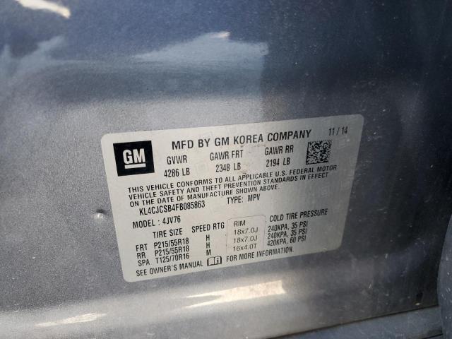 2015 BUICK ENCORE - KL4CJCSB4FB085863