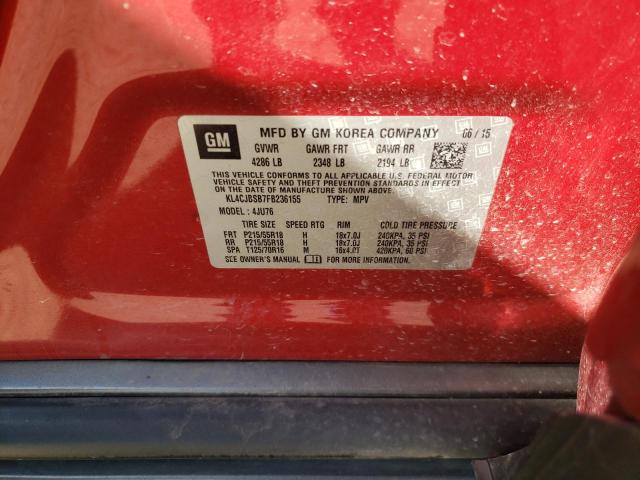 2015 BUICK ENCORE CON - KL4CJBSB7FB236155
