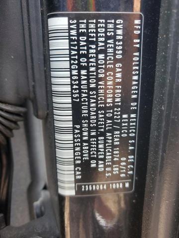 2016 VOLKSWAGEN BEETLE 1.8 - 3VWF17AT2GM634357