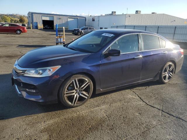 HONDA ACCORD SPO 2016 blue sedan 4d gas 1HGCR2F61GA231506 photo #1