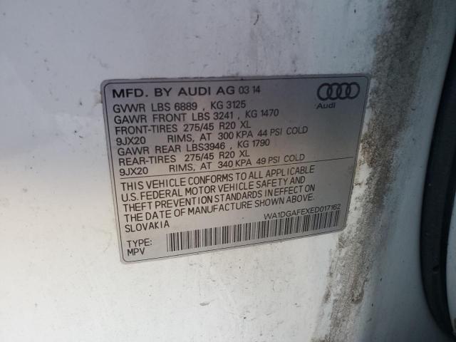 VIN WA1DGAFEXED017162 2014 AUDI Q7 no.14