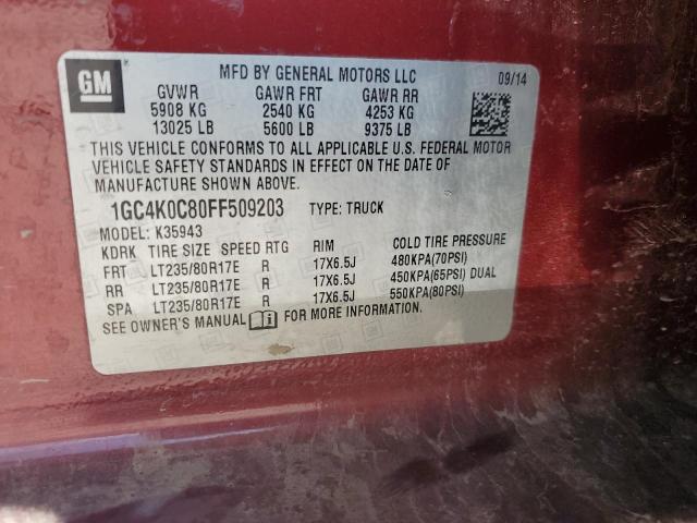 2015 CHEVROLET SILVERADO #3206321095