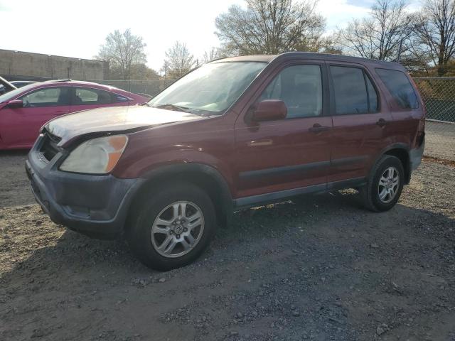 HONDA CR-V EX 2002 burgundy  gas JHLRD78852C041288 photo #1