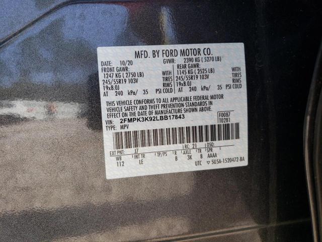 2020 FORD EDGE TITAN - 2FMPK3K92LBB17843
