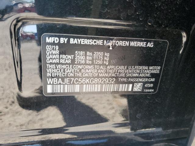 2019 BMW 540 XI - WBAJE7C56KG892932