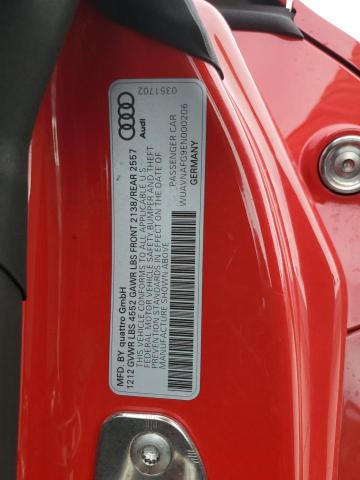 VIN WUAVNAFG9EN000206 2014 Audi R8, 5.2 Quattro no.13