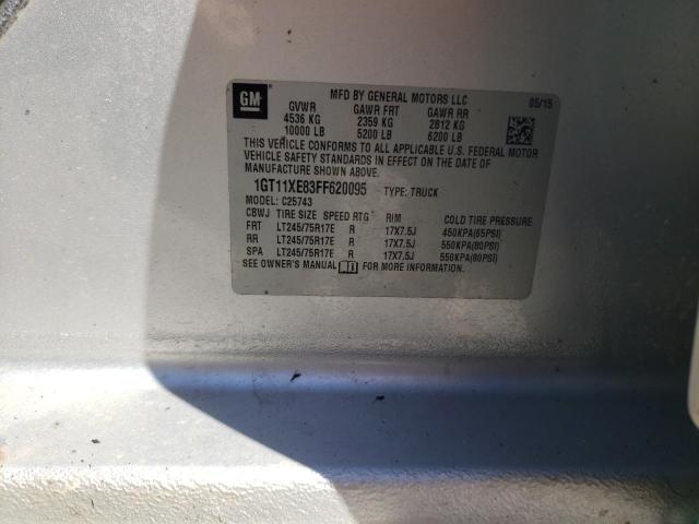 2015 GMC SIERRA C25 1GT11XE83FF620095