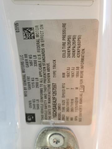 2015 CHEVROLET COLORADO - 1GCHSAEA2F1267597