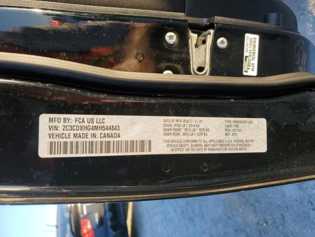 VIN 2C3CDXHG4MH544843 2021 DODGE CHARGER no.13