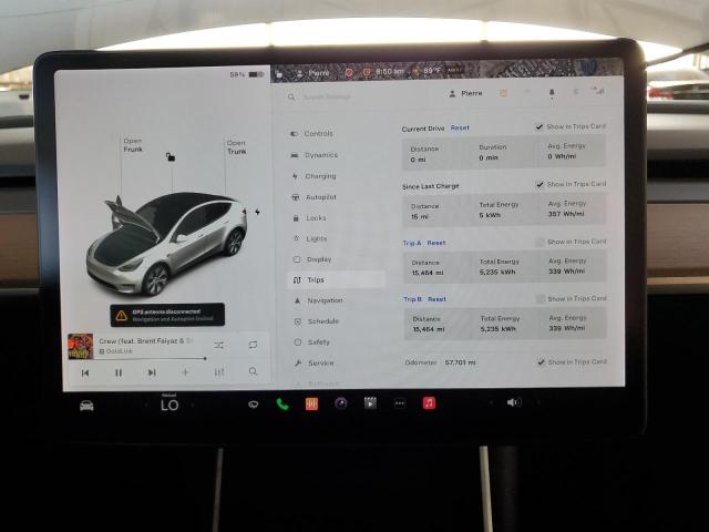 VIN 5YJYGDEE5LF009342 2020 Tesla MODEL Y no.9