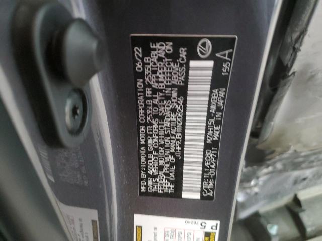 2022 LEXUS UX 250H BA JTHP9JBH1N2062546