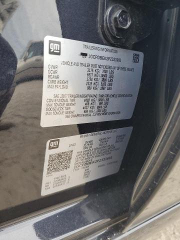 2023 CHEVROLET SILVERADO - 1GCPDBEK2PZ333993