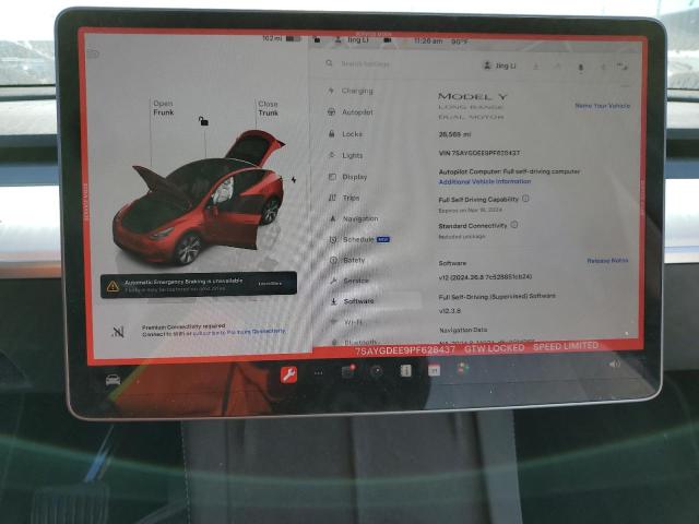 2023 TESLA MODEL Y - 7SAYGDEE9PF628437