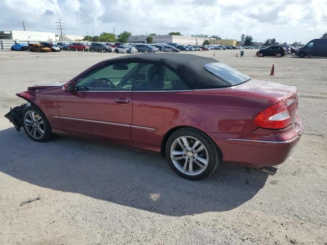 MERCEDES-BENZ CLK 350 2008 burgundy  gas WDBTK56F68T089419 photo #3