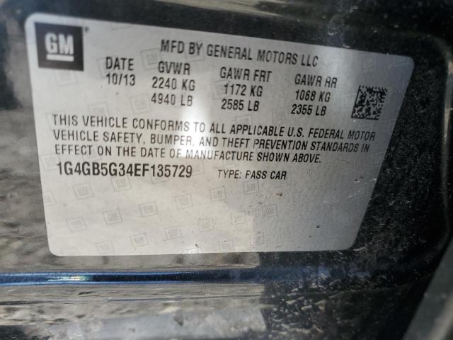 VIN 1G4GB5G34EF135729 2014 Buick Lacrosse no.12